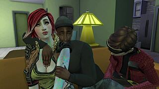Sims 4 threesome with Roland, Lilith, and Patricia