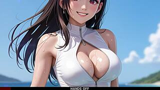 damn, tifa and aerith cock training at summer camp... so hot, ya know?