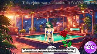 Sailor Moon anime smut, the legendary cosplay girl's pussy destroyed