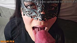 hey, so much cum spilling over my tongue, Millie Fox!