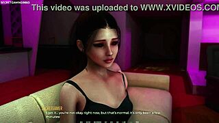 He guides his stepsis into her first kiss in Desirium 03. This 3D porn game heats up with manga vibes.