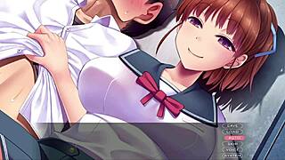 Girlfriend Takes Control in Femdom Hentai Game Ikusei 15 with Friend