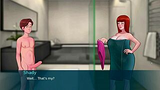 Chubby Stepmom And Classmate Dive Into Parody Action With Big Tits In Sexnote Part 6