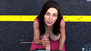 game of life 09 - brunette teacher milf suckin me dry, oops caught!