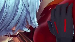 Waifu Shinji, Asuka Shikinami, and Rei Q Ayanami in Hot Lesbian Sex Make Me Melt