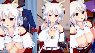 Dead or Alive 3D Cartoon Blowjob and Handjob with Big Tits Hentai Anime