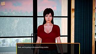 I explored my new family with milf and teen in erotic family game part 436.