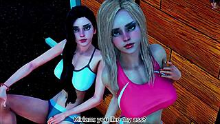 Sex fantasies at the gym - Miriam the shy blondie