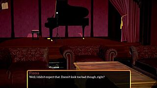 I explored my new family with milf and teen in erotic family game part 436.