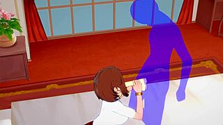 my hero academia hentai with uraraka in hardcore creampie action