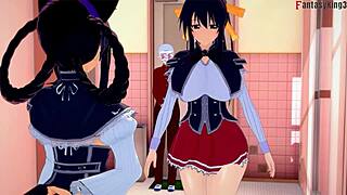 akeno seduces me to bang kuroka in high school dxd ntr madness 8 by fantasyking3