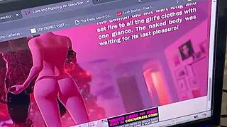 Love and popping hentai comics unfold in vivid detail