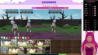 Lewdneko Moans With Huge Orgasm Playing Evenicle Part 26 As Cute Vtuber!