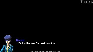 Naoto, squeeze that big cock between your huge tits and make it cum all over your slutty big ass