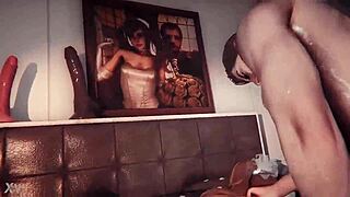 hey bull, take on this husband's wife with big black cock anal pounding