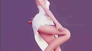 bella the anime girl dances sensually in this 3d animation, her erotic moves captivating the viewer