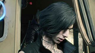 Devil May Cry 5 - Nico Topless Mod in Wild Monster Battle