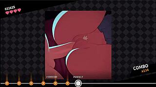 you ready to watch mirko suck and fuck to the music beat in this hentai game?