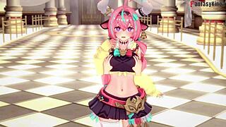 Oh god, Varessa's blowjob and boobjob in Genshin Impact 2 from Fantasyking3 feel so intense and wild.