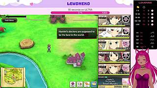 Lewdneko Moans With Huge Orgasm Playing Evenicle Part 26 As Cute Vtuber!