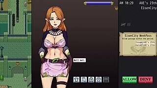 The slut gets fingered to cum in imperial gate keeper part 7.