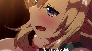 I feel so turned on watching these big tits in hentai action right now.