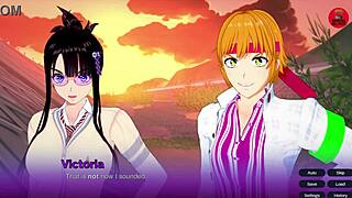Out of Touch Ch6 - My Senpai in Psychedelic 3D Japanese Anime Visual Novel