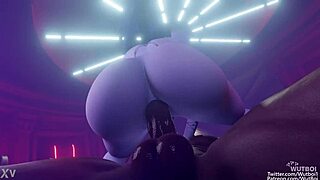 widowmaker rides wutboi with intense backdoor action