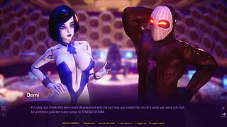 I'm feeling so excited playing subverse part-1 with all the sexy nude hentai action.