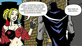 Batman, are you really pounding Harley Quinn like that in this secret DC comics HQ?