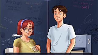 hey judith, let's sneak into the bathroom for a quick handjob, your big tits and redhead milf curves driving me wild