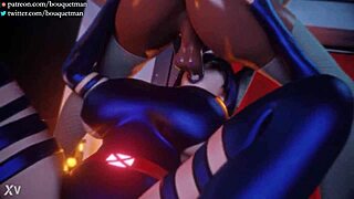 Psylocke GIVING Asian HEAD With Cum And Blowjob Action