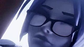 Nier Automata Yorha No 2 Type B solo street fight with Overwatch hentai in Iphone HMV live another day