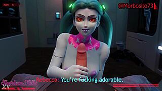 i'm hooked on this cyberpunk latina riding me in 3d hentai cowgirl style