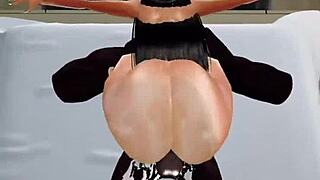 Making That Ass Clap In Intense 3D Animation With Detailed Movements And Curves