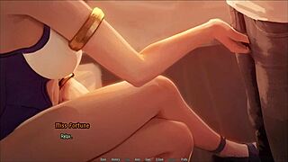 Hotel Anal Assfucking with Pool Party Miss Fortune Babe in League of Legends Hentai Game Oral Action