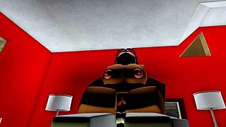 Hey slut, wanna get your big tits pussy fucked rough by this furry monster cock on Roblox?