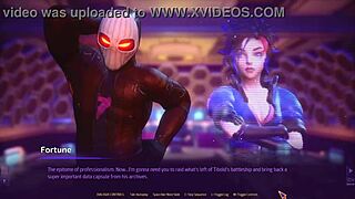 I'm feeling so excited playing subverse part-1 with all the sexy nude hentai action.