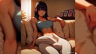Bold Beautiful futanari AI PMV delivers stunning action in wild hentai