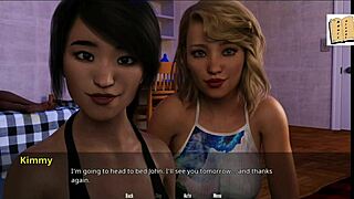 משחק ארוטי 3D עם ניסיון ריצה עירומה עם התחת הגדול של פני