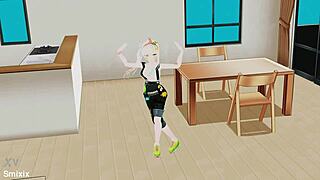 Аирани Лофтифтин: Сексуальный Хентай-Танец VTuber из Хололайв