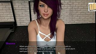 wvm 2 where john's best mate shauna shows off big tits and ass in 3d hentai game 😘
