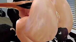 Making That Ass Clap In Intense 3D Animation With Detailed Movements And Curves