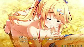 Amanatsu Adolescence Amakasu Amane Сцена Минета 1 В Явных Хентай-Деталях