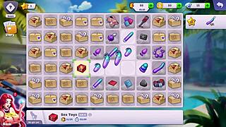 Maid servant with big tits gets wild in HornyVilla gameplay action