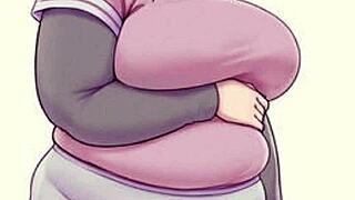 collection of fat anime pictures with various styles and themes