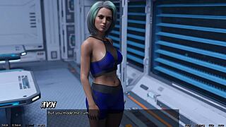 Stranded in Space 143 Unfolds a Hard Talk With a Femdom Military Girl in 3D