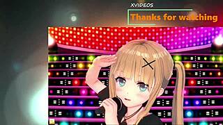 Mizuhashi Parsee gets her big tits squeezed in 3dcg Touhou hentai