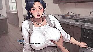 Cute 3D Roommate Catches Boner in Taboo Hentai Game Ep 4