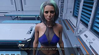 Stranded in Space 143 Unfolds a Hard Talk With a Femdom Military Girl in 3D